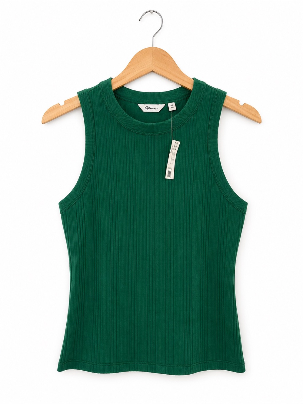 Reitmans Evergreen Ribbed Tank Top NWT Medium - Picture 5 of 7